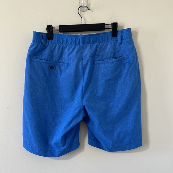Under Armour Men’s Blue Showdown Flat Front Shorts Size 34 - Picture 6 of 9